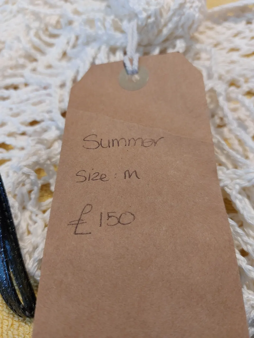 Bohemian crocheted jacket Summer £150 RRP