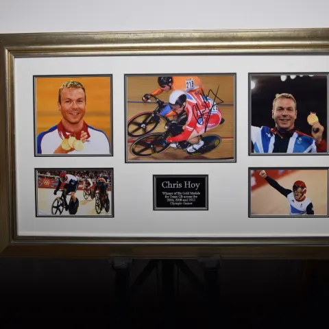 CHRIS HOY original signature presentation.