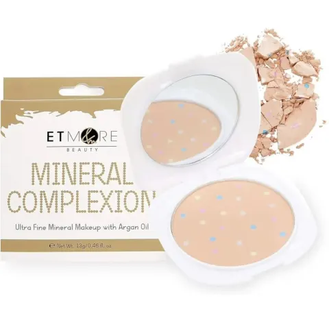 25 x Etmore Beauty Mineral Complexion Ultra Fine Mineral Makeup With Argan Oil 13g L8a