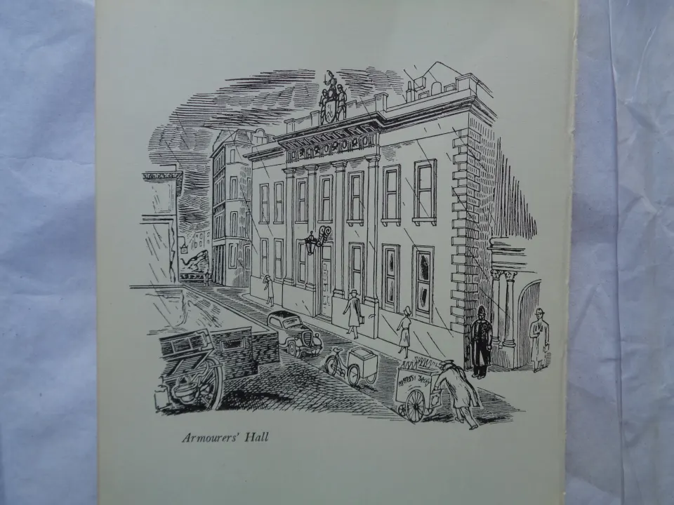 Edward Bawden Original Lithograph - London 1 Armourers Hall