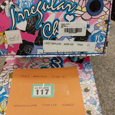 Irregular Choice shoes lady Banjoe size 41 pink
