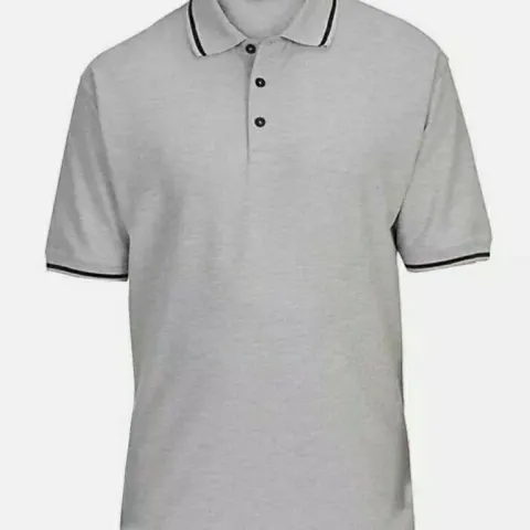 Site Tanneron Grey melange Men's Polo shirt - Large