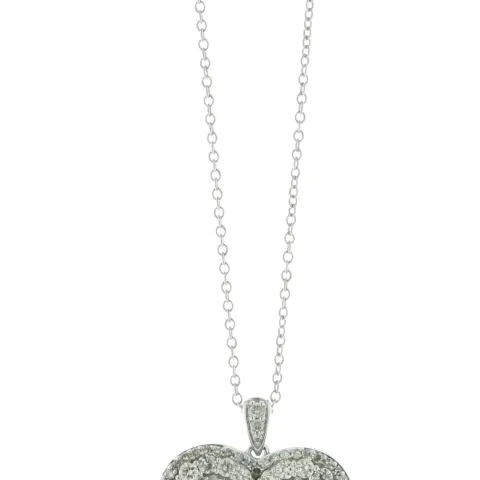 10ct Gold Heart Diamond Pendant 1.50 Carats