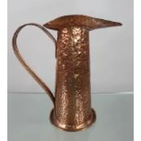 Antique Hammered Copper Jug