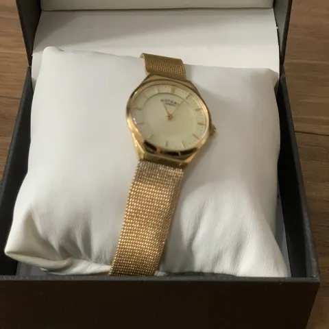 Rotary ladies gold watch