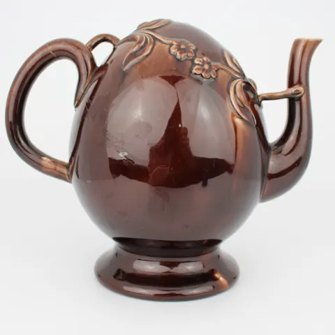 Victorian Minton Treacle Glazed Cadogan Teapot, c. 1880