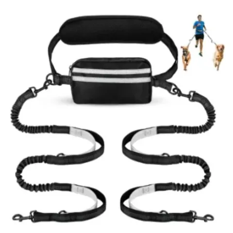 Hands Free Dog Lead with Adjustable Waist Belt L13a sku-4026