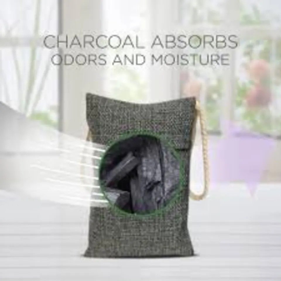10 x AirWick Bamboo-Based Odour Removing Charcoal Bag