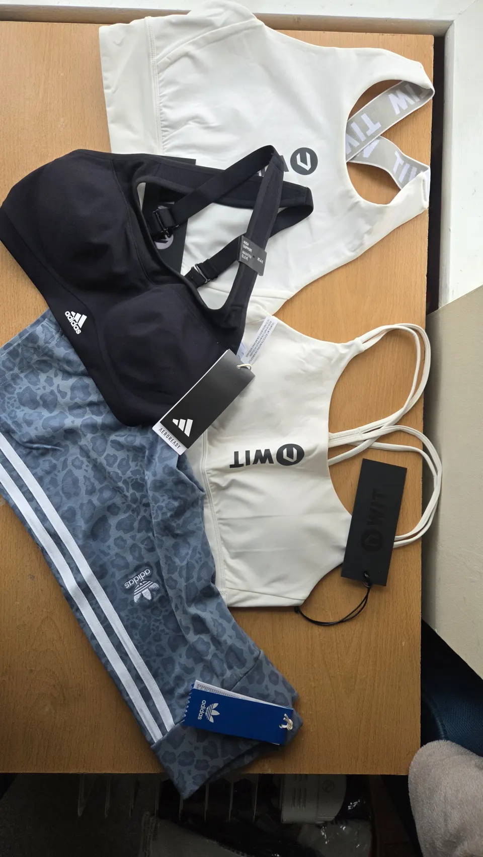 Adidas & WIT Sports Gym Bras and Shorts Size S Total RRP £ 180 Brand New With Tags