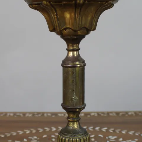 Victorian Brass “Hinks Duplex” Oil Lamp