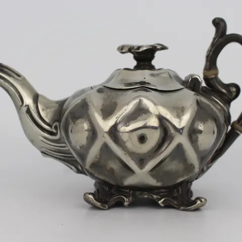 Antique Silver Plated Tea Pot by James Dixon & Sons