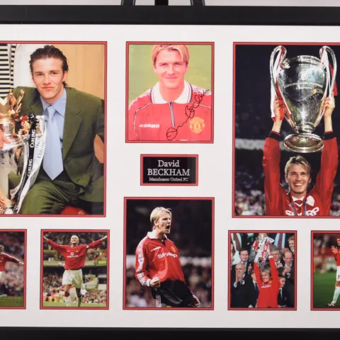 DAVID BECKHAM original signed presentation