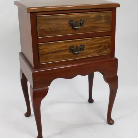 Vintage Mahogany Two Drawer Chest of Drawers