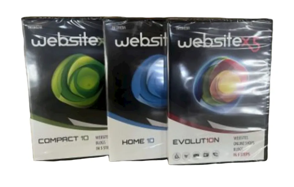 25 x Assorted Incomedia Websitex5 Website In 5 Steps (Home, Evolution, Compact) RRP 274.75