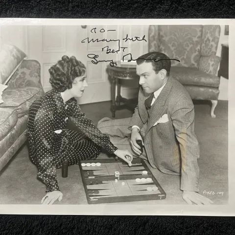 George Burns Signed