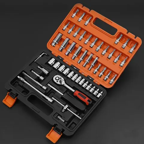 53-Piece Car Repair Tool Set - Universal Automotive Maintenance Kit