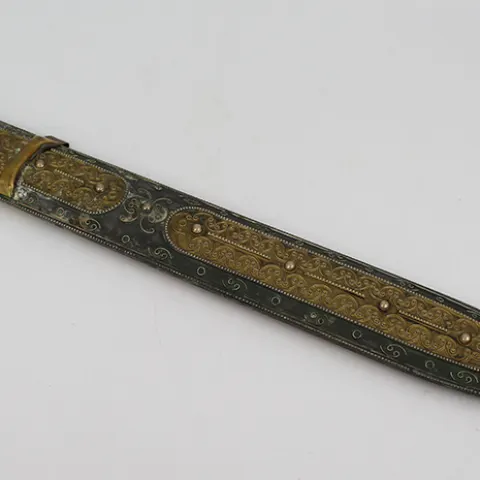 Middle Eastern Decorative Brass Dagger