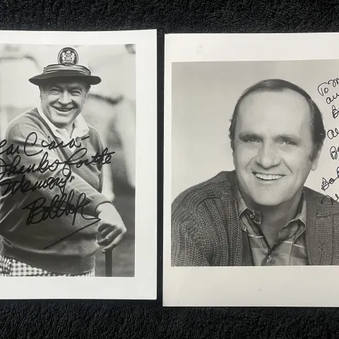 Bob Hope & Bob Newhart Signed