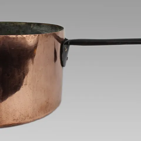 Very Large Georgian Copper Saucepan