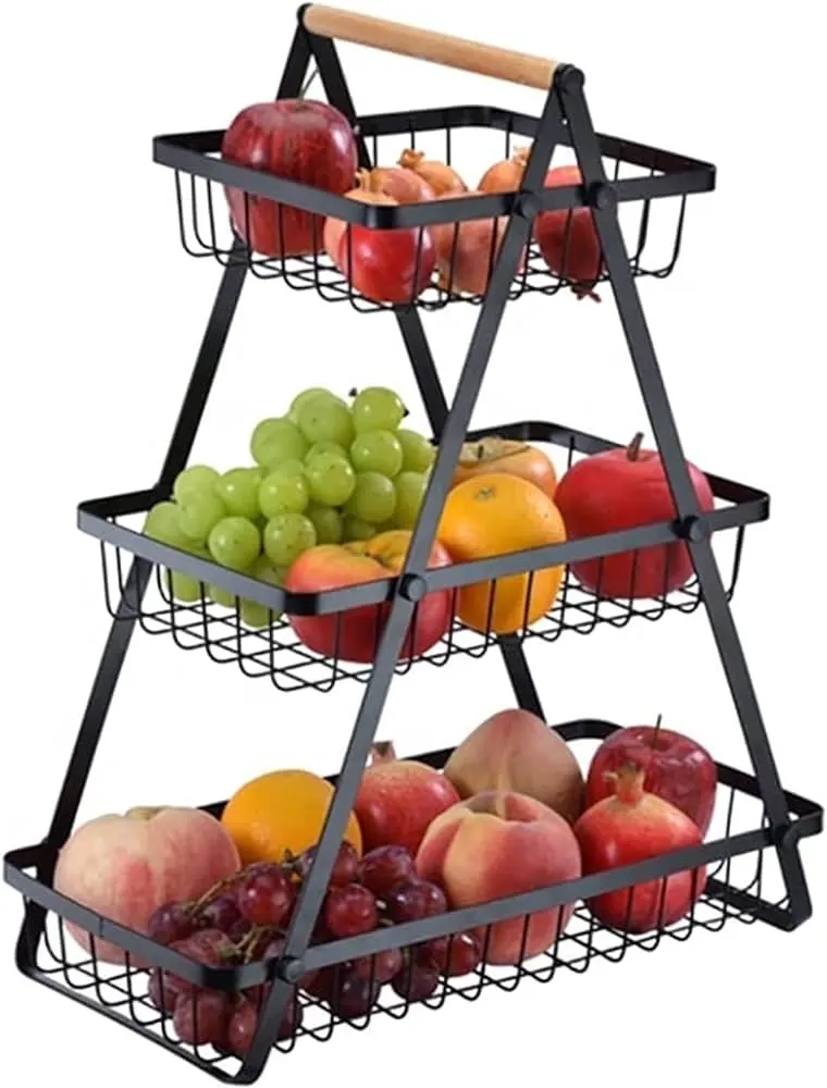 10 x 3-Layer Storage Racks for Food & Fruit