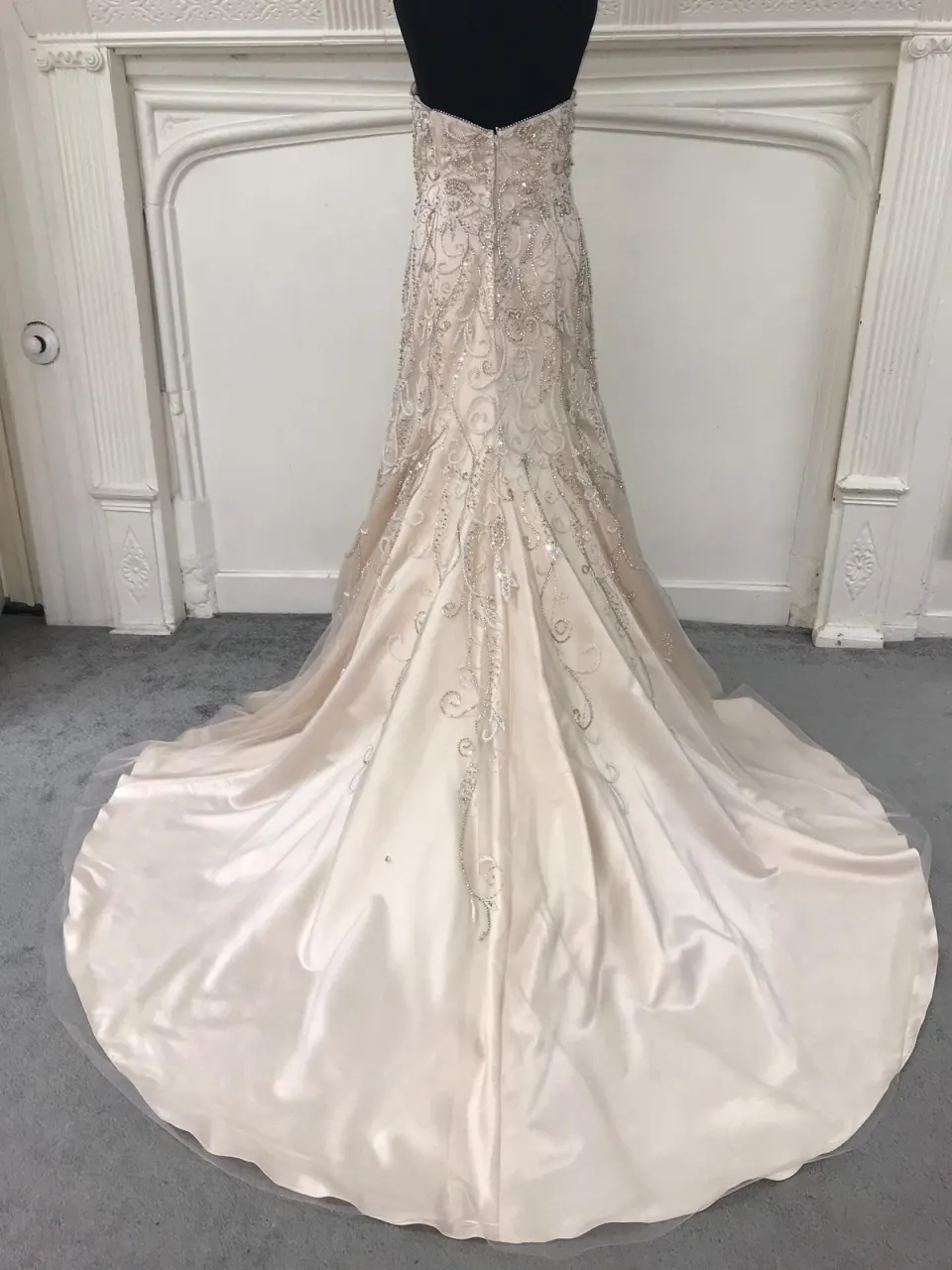 Gold Wedding Dress Style D5350 Size 6.   RRP £1,495