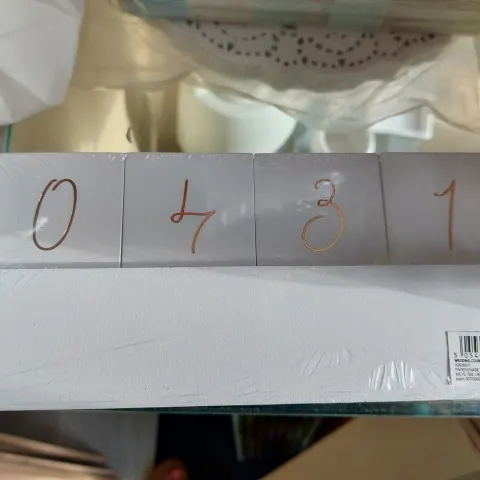 Wedding Countdown blocks x 4