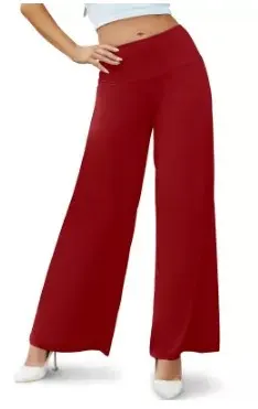 12 x Women Trousers High Waist Stretch Wide Leg Total RRP £335.04 L28b sku-4038