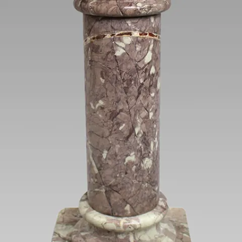 Rouge Marble Pedestal