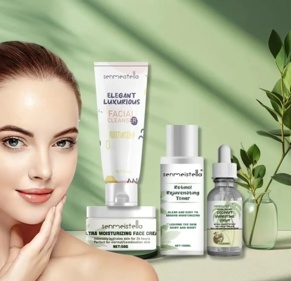 4pc Deep Moisturising Facial Skincare Set