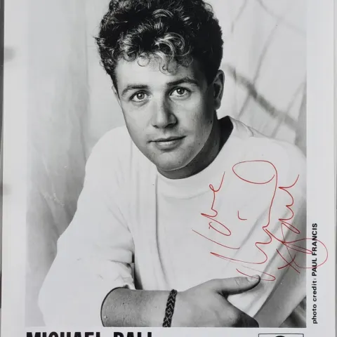 Michael Ball Original Signature