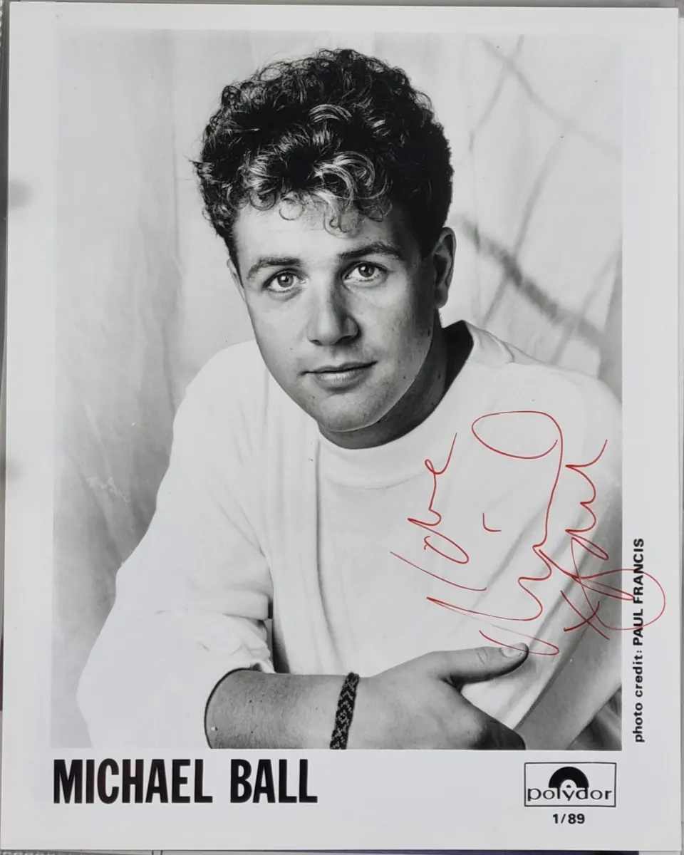 Michael Ball Original Signature