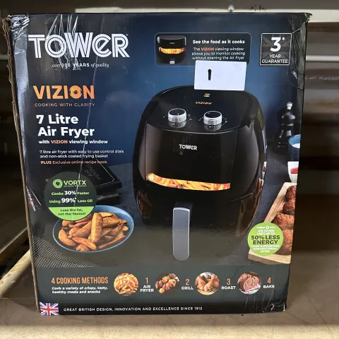 Tower Vizion 7L Air Fryer. RRP £100 - GRADE U