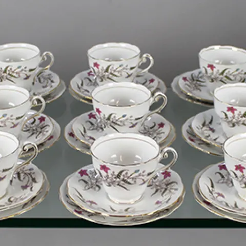 Royal Standard Fancy Free 16 Place Tea Service