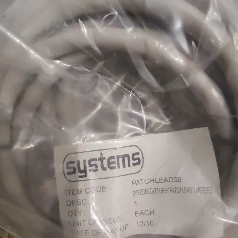 6 x Connekt Gear 2M RJ45 Netork Cable (Grey)
