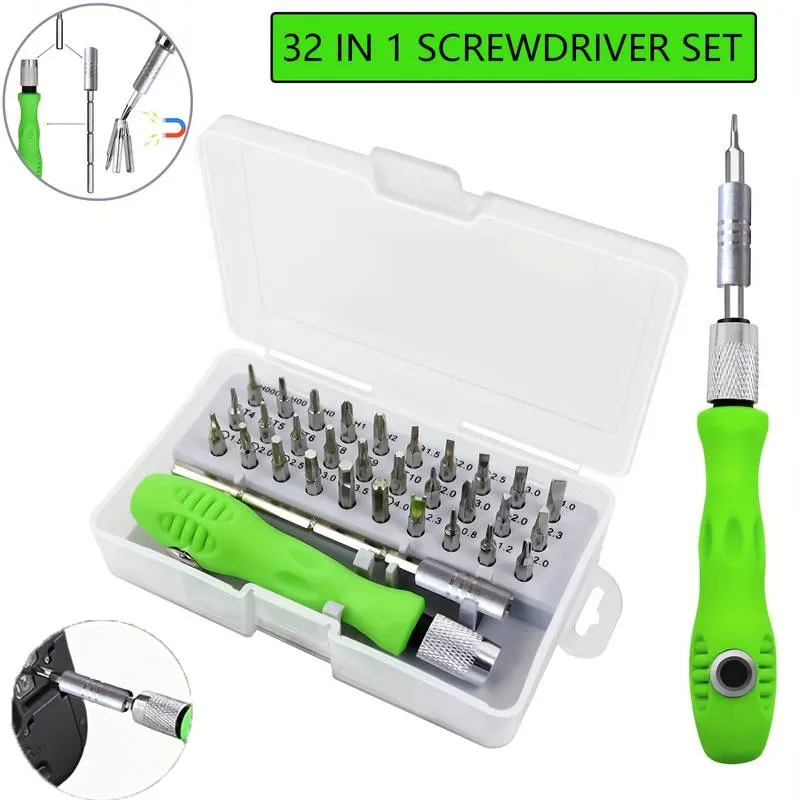 Brand New Small Screwdriver Set, Mini Magnetic Screwdriver Sets 32-In-1