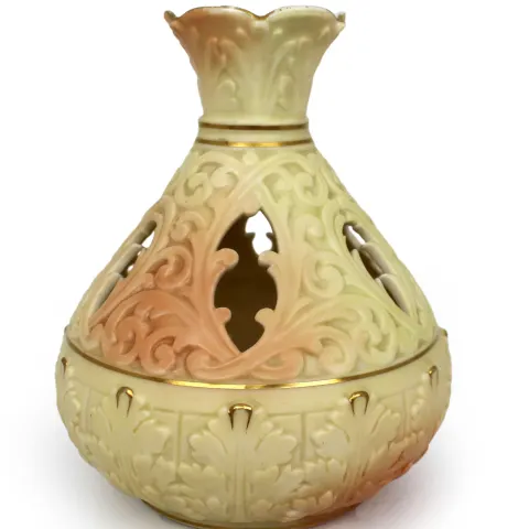 Locke & Co. Worcester Pot Pourri Vase c.1900