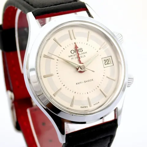 Oris / Wristalarm 17 Jewels Anti-Shock - Gentlemen's Steel Wristwatch