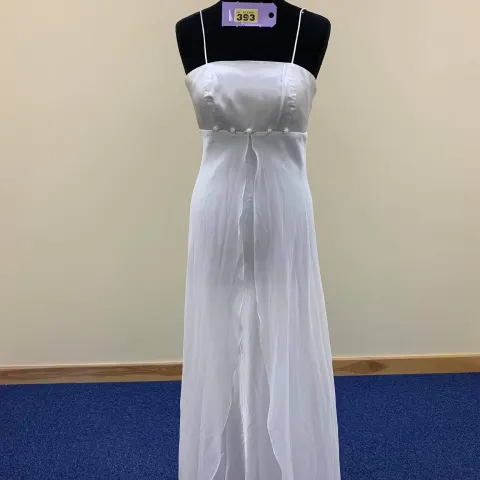 Ivory prom dress from Milano Formals size small