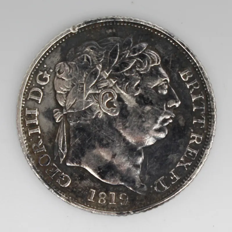 George III Silver Sixpence – 1819