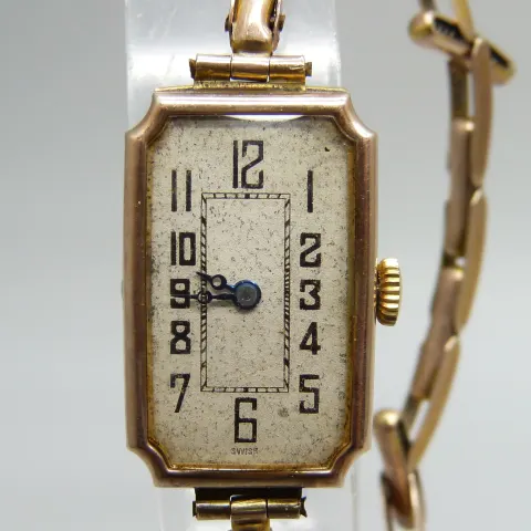 Antique Stunning Lady's 9ct Gold Cased Wristwatch