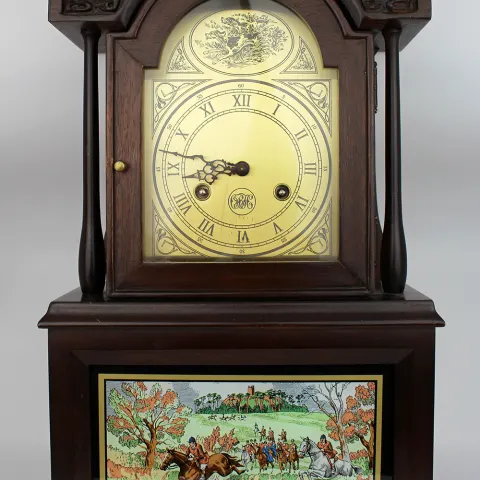 Vintage Hunting Hermle Mantel Clock