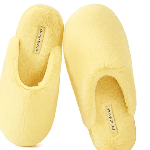 10 x Snug Leaves Slip-On Ladies Yellow Slippers - New - RRP £169.90