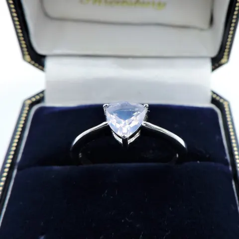 Lavender Quartz Ring in Sterling Silver New with Gift Pouch