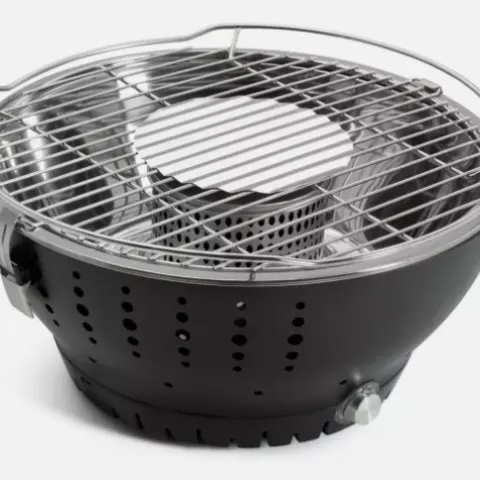 38cm Portable Charcoal BBQ with Built in Fan