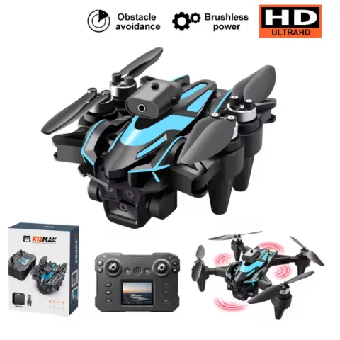 Foldable Smart Drone With HD Camera, Brushless Motor & Obstacle Avoidance – One-Touch Takeoff & Land