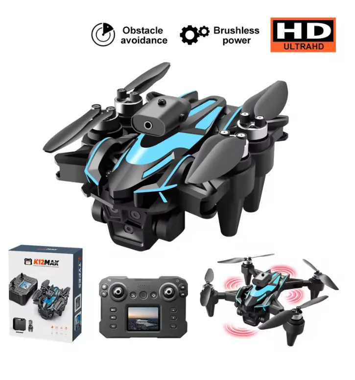 Foldable Smart Drone With HD Camera, Brushless Motor & Obstacle Avoidance – One-Touch Takeoff & Land