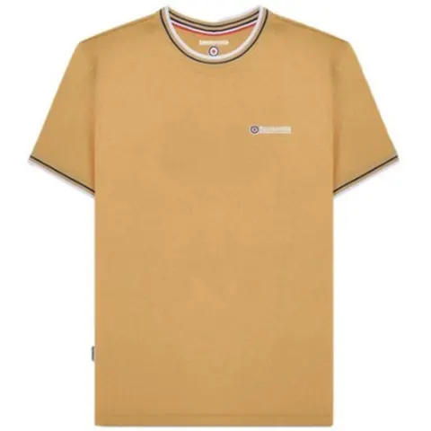 Lambretta Twin Tipped Pique Tee - Sand  RRP £25.00 - XL