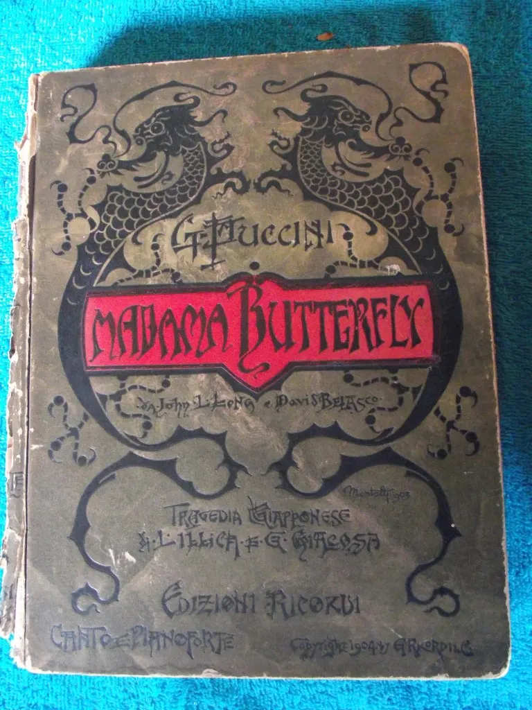 Giacomo Puccini - Madama Butterfly - G Ricordo & Co.- Italy - Feb.1904 1st Edit.