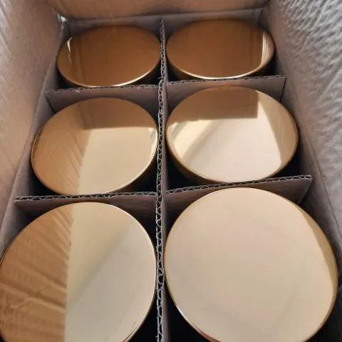 Luxe scented candles x box of 6 RRP £75
