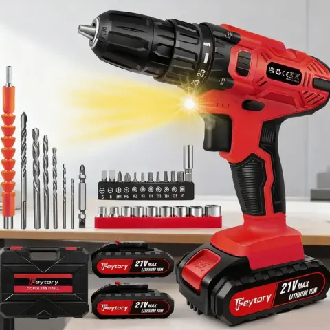 25+1 Torque Cordless Drill Driver – Power, Precision & Control For Every Task!